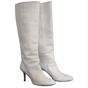 Pellico luxury white boots size 7 (37) Real Leather